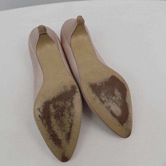 Dyeables Pink Women Shoes Size 8.5B Slip On Kitten Heels Pointed Toe Pumps - Picture 7 of 12